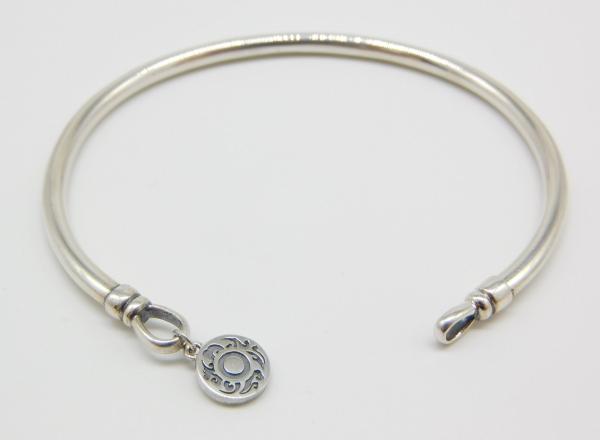 Silber Armreif / Smooth Alternate Bangle - The Palace of Amber